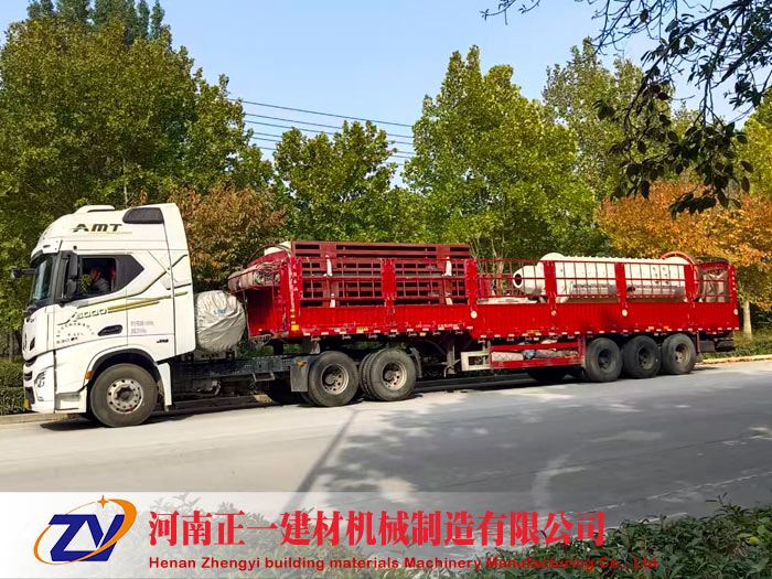 加气块生产线设备批量启运，高效交付海外